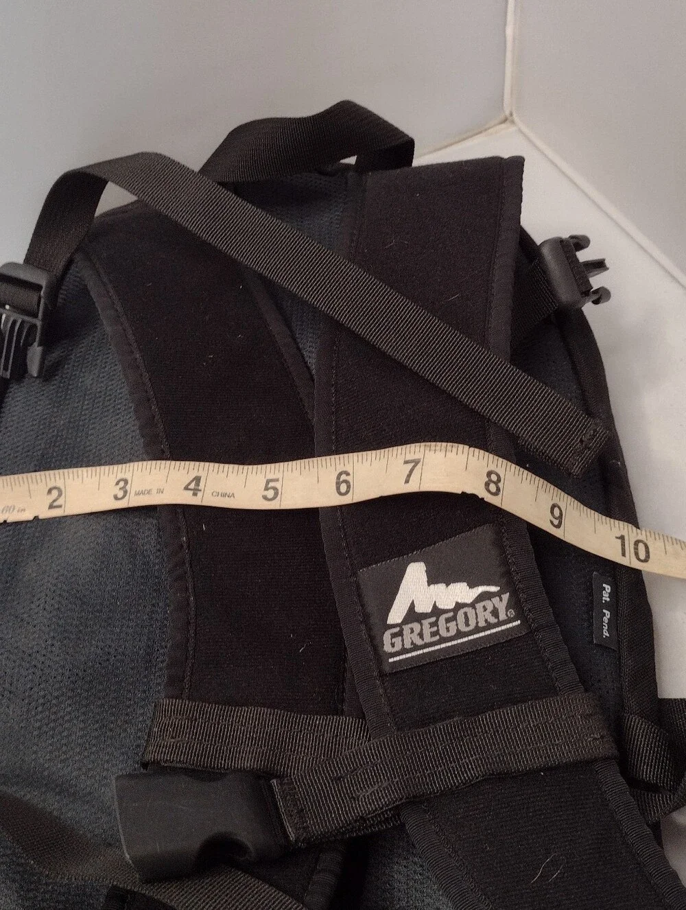 Vintage Gregory Mirage Daypack Hiking Backpack Blue Black Trail Outdoor P3